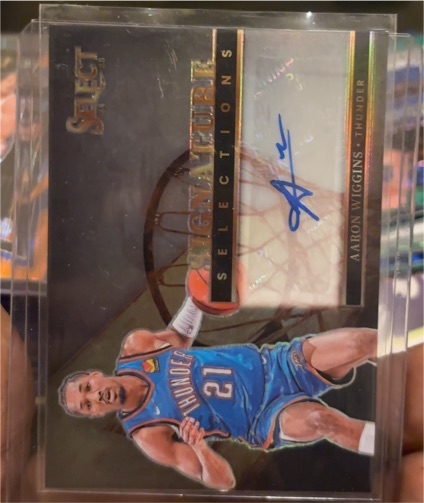 2024-25 Panini Select Signature Selections #SS-WIG Aaron Wiggins — front