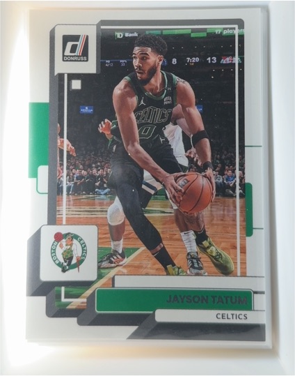 2022-23 Panini Donruss #1 Jayson Tatum — front