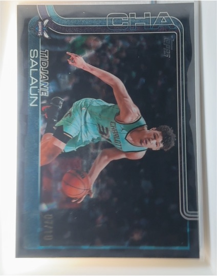 2025-26 Topps #71 Tidjane Salaun — front