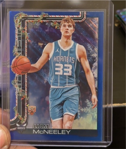 2025-26 Topps #229 Liam McNeeley — front