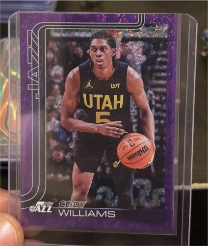 2025-26 Topps Basketball #130 Cody Williams — front