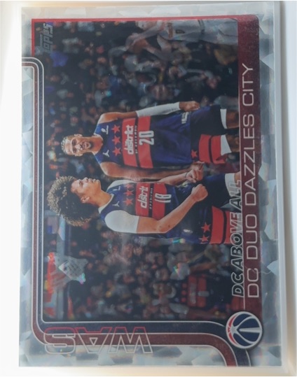 2025-26 Topps #285 DC Above All: DC Duo Dazzles City — front
