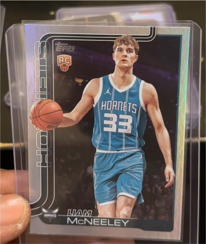 2025-26 Topps #229 Liam McNeeley — front