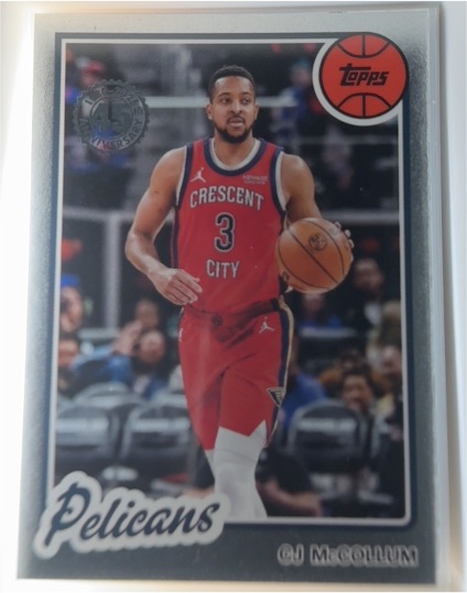 2025-26 Topps 1980-81 Topps Basketball #80BK-40 CJ McCollum — front