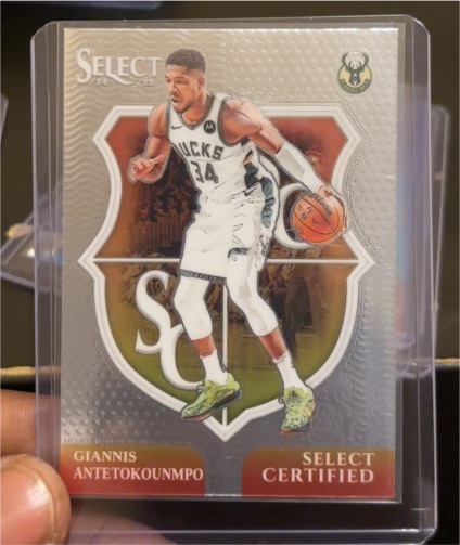 2024-25 Panini Select #1 Giannis Antetokounmpo Select Certified — front