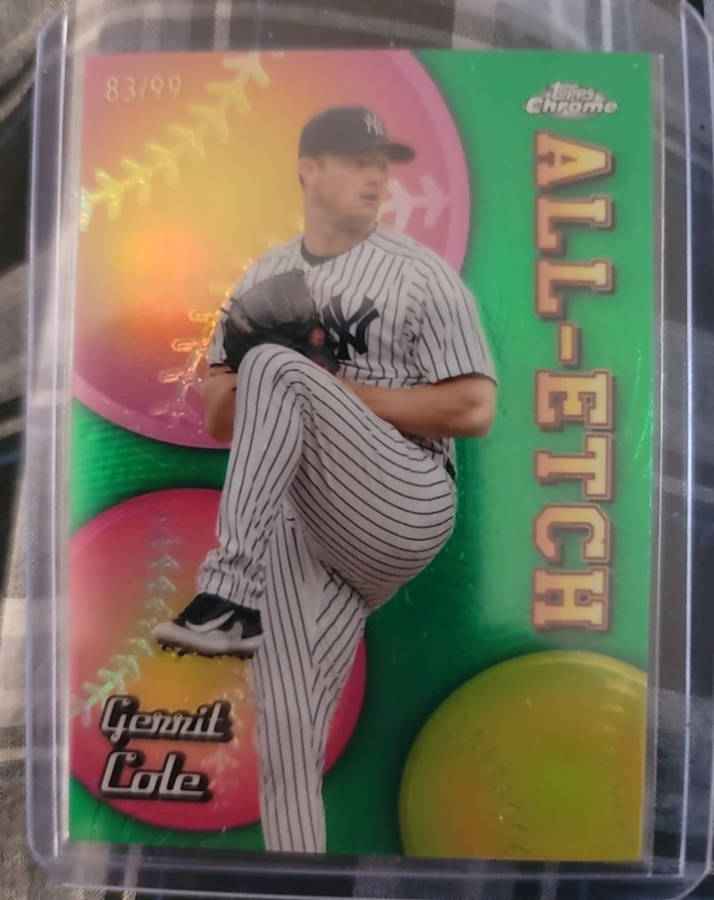 2024 Topps Chrome #CAE-4 Gerrit Cole Chrome All-Etch — front