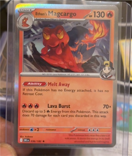 2025 Pokémon SV10: Destined Rivals #036 Ethan's Magcargo — front