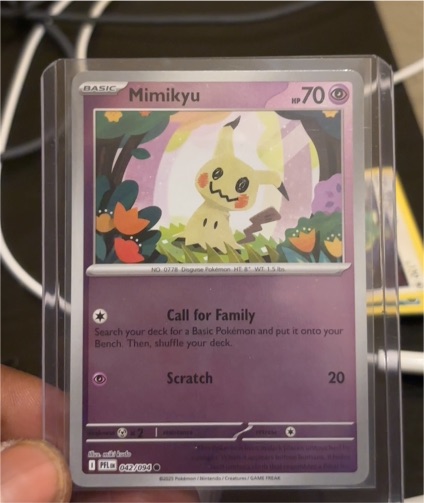 2025 Pokémon ME02: Phantasmal Flames #042 Mimikyu — front