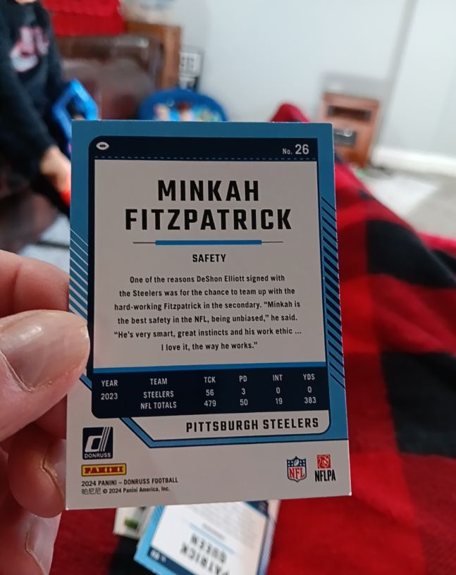 2024 Panini Donruss #26 Minkah Fitzpatrick — front