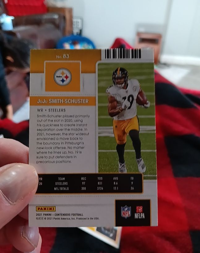 2021 Panini Contenders #83 JuJu Smith-Schuster — front