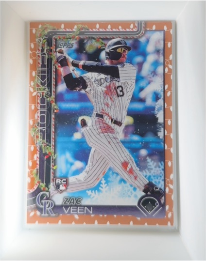 2025 Topps Holiday #H92 Zac Veen — front