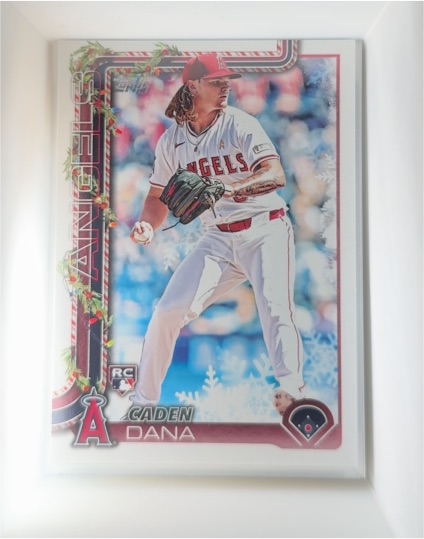 2025 Topps Holiday #H133 Caden Dana — front