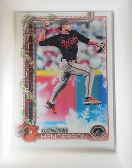 2025 Topps Holiday #H18 Gunnar Henderson — front