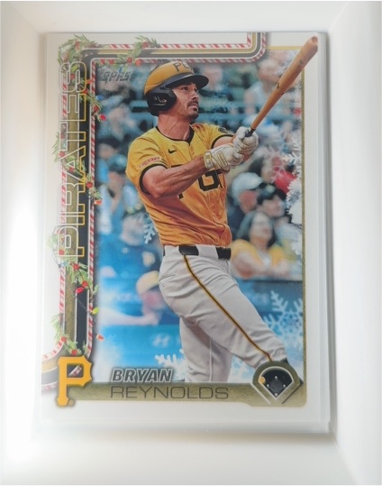 2025 Topps Holiday #H138 Bryan Reynolds — front