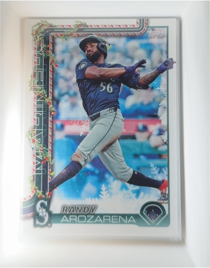 2025 Topps Holiday #H122 Randy Arozarena — front