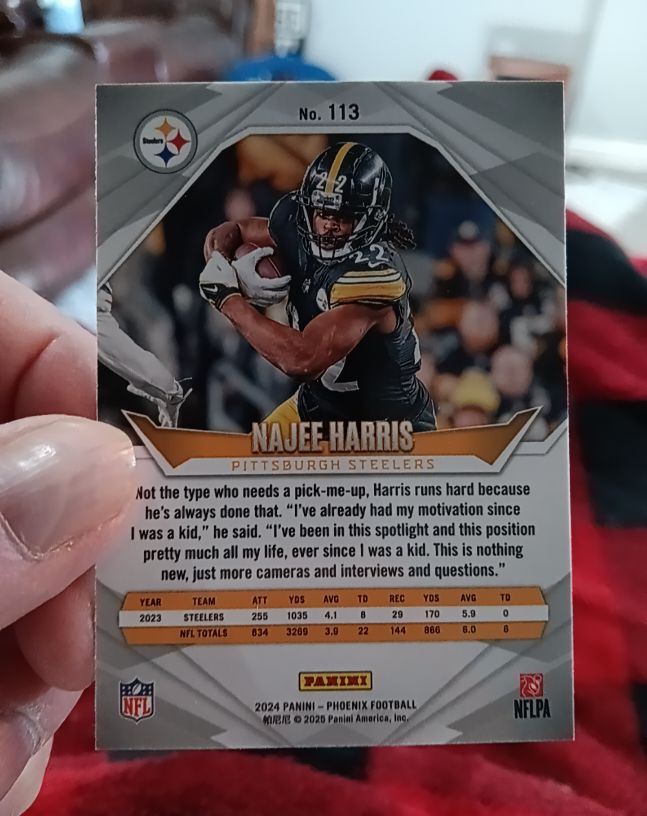 2024 Panini Phoenix Football #113 Najee Harris — front