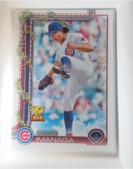 2025 Topps Holiday #H123 Shota Imanaga — front