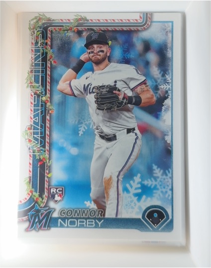 2025 Topps Holiday #H72 Connor Norby — front