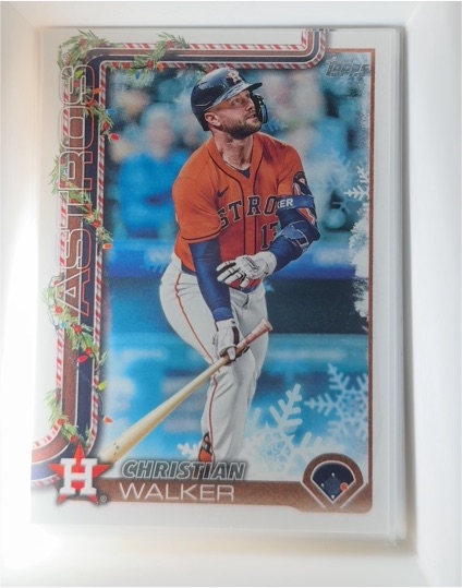 2025 Topps Holiday #H155 Christian Walker — front