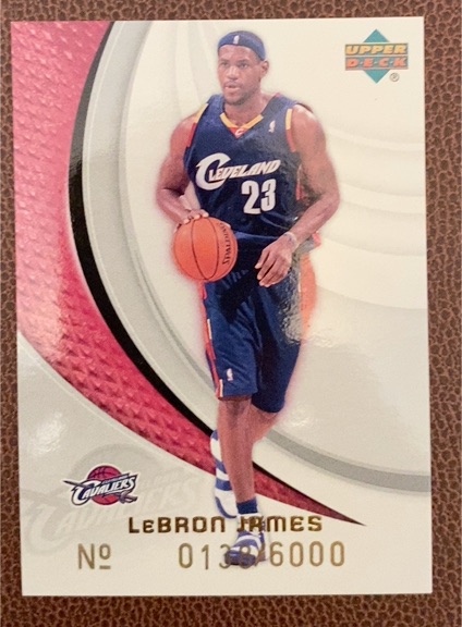 2006 Upper Deck Opti-Free Express Rite Aid #01360/6000 LeBron James — front