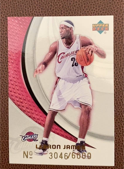 2006 Upper Deck Opti-Free Express #No 3046/6000 LeBron James — front