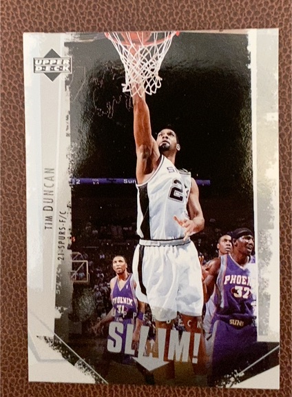2005-06 Upper Deck Slam #77 Tim Duncan — front