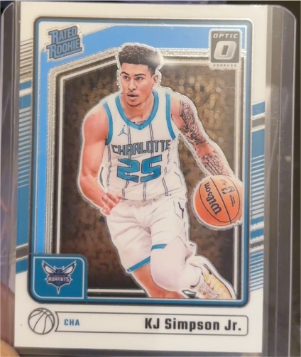2024-25 Donruss Optic #294 KJ Simpson Jr. — front