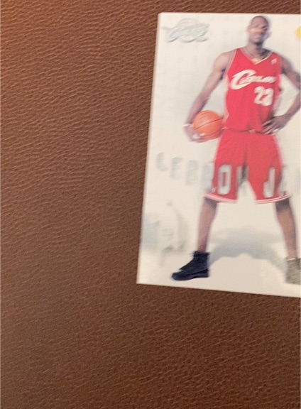 1996 Upper Deck #1 LeBron James — front