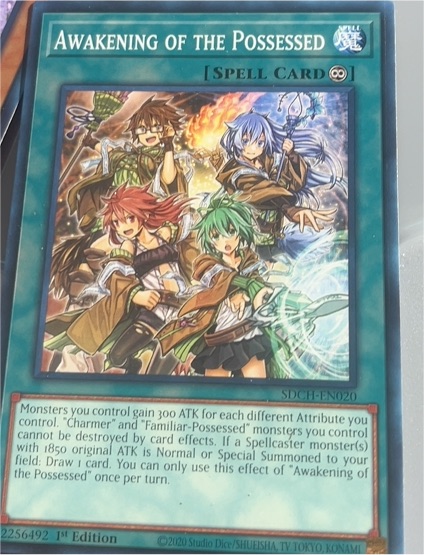 Yu-Gi-Oh! Awakening of the Possessed SDCH-EN020 — front