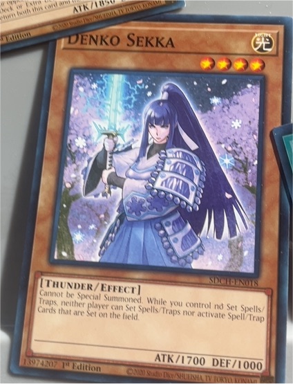 2020 Yu-Gi-Oh! SDCH-EN018 Denko Sekka — front