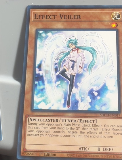 Yu-Gi-Oh! 2020 SDCH-EN017 Effect Veiler — front