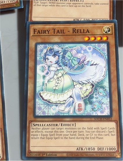2020 Yu-Gi-Oh! SDCH-EN012 Fairy Tail - Rella — front