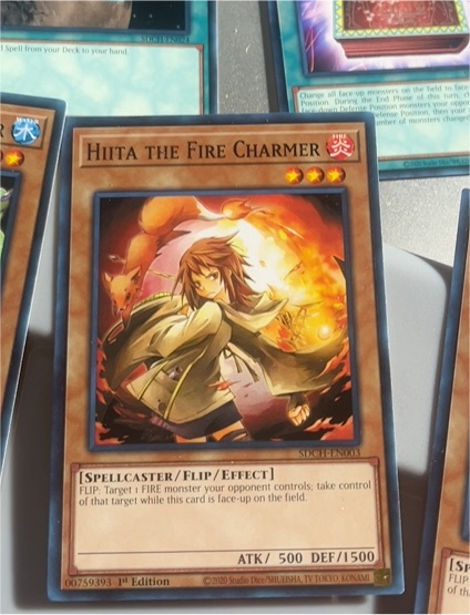 2020 Yu-Gi-Oh! SDCH-EN003 Hiita the Fire Charmer — front
