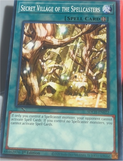 2020 Yu-Gi-Oh! SDCH-EN022 Secret Village of the Spellcasters — front