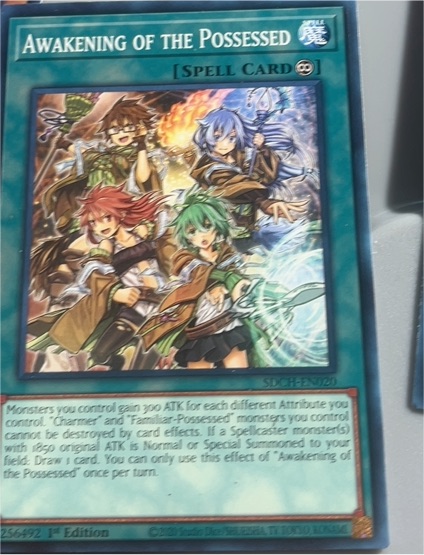Yu-Gi-Oh! 2016 SDCH-EN020 Awakening of the Possessed — front