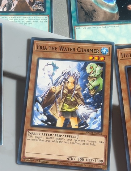 2020 Yu-Gi-Oh! SDCH-EN002 Eria the Water Charmer — front