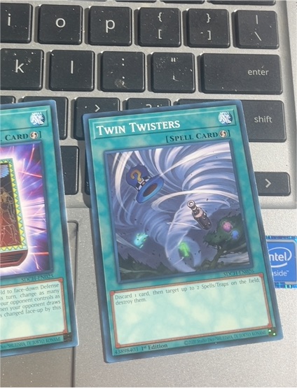 Yu-Gi-Oh! SDY-046 Twin Twisters — front