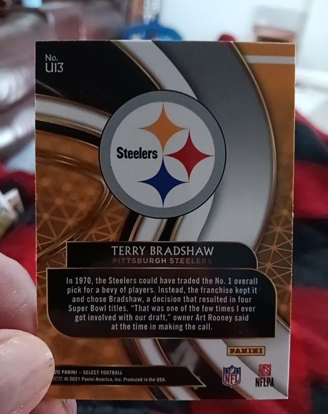 2021 Panini Select Football #U13 Terry Bradshaw — front