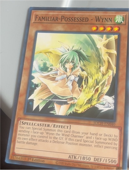 2020 Yu-Gi-Oh! SDCH-EN040 Familiar-Possessed - Wynn — front