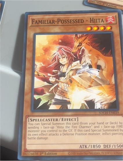 2020 Yu-Gi-Oh! SDCH-EN039 Familiar-Possessed - Hiita — front