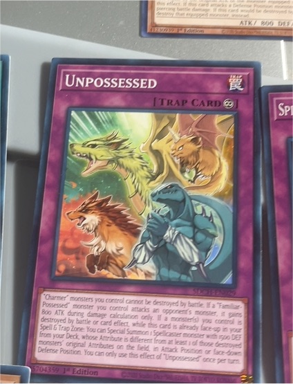 Yugioh SDCH-EN029 Unpossessed — front