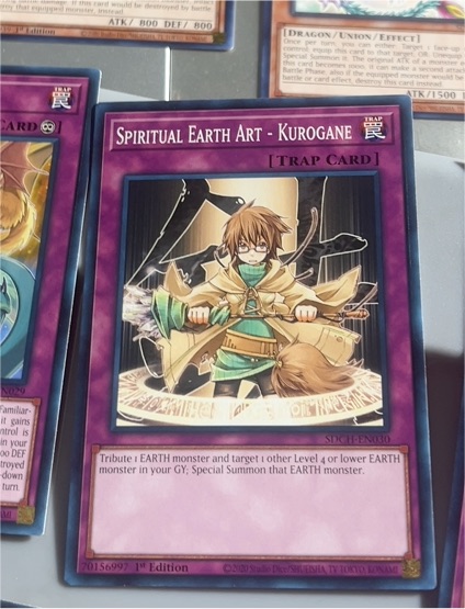 2020 Yu-Gi-Oh! CRV-EN050 Spiritual Earth Art - Kurogane — front