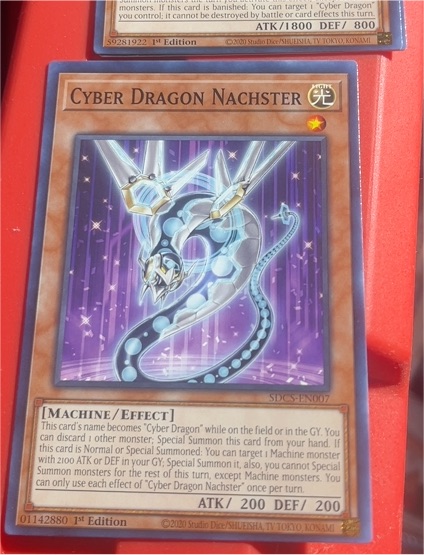 2020 Yu-Gi-Oh! SDCS-EN007 Cyber Dragon Nachster — front