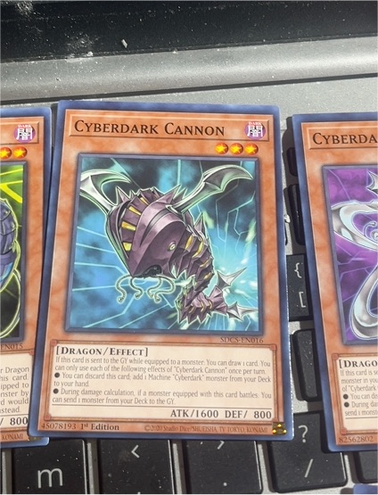2013 Yu-Gi-Oh! SDCS-EN016 Cyberdark Cannon — front
