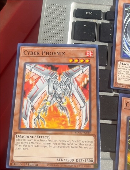 2020 Yu-Gi-Oh! SDCS-EN012 Cyber Phoenix — front