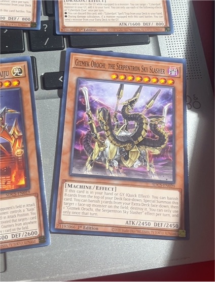 2020 Yu-Gi-Oh! STX-EN020 Gizmek Orochi, the Serpentron Sky Slasher — front