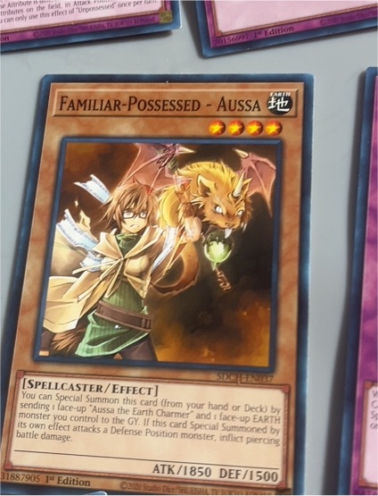 Yu-Gi-Oh! SDCH-EN037 Familiar-Possessed - Aussa — front