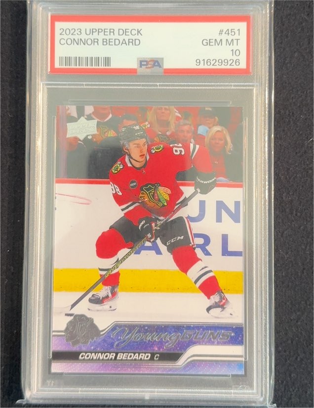 2023 Upper Deck #451 Connor Bedard — front