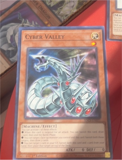 2011 Yu-Gi-Oh! LCGX-EN179 Cyber Valley — front
