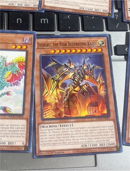 2018 Yu-Gi-Oh! SR10-EN019 Jizukiru, the Star Destroying Kaiju — front